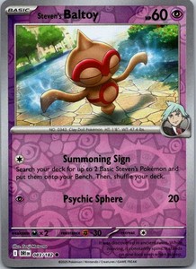 Steven's Baltoy 083/182 Destined Rivals Reverse Holo