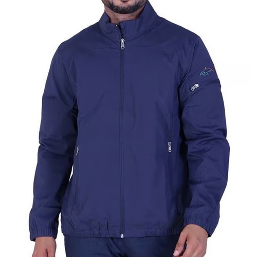 Greg Norman Men’s Full Zip Performance Bomber Jacket Coat in Navy Blue Size XL - Picture 1 of 8