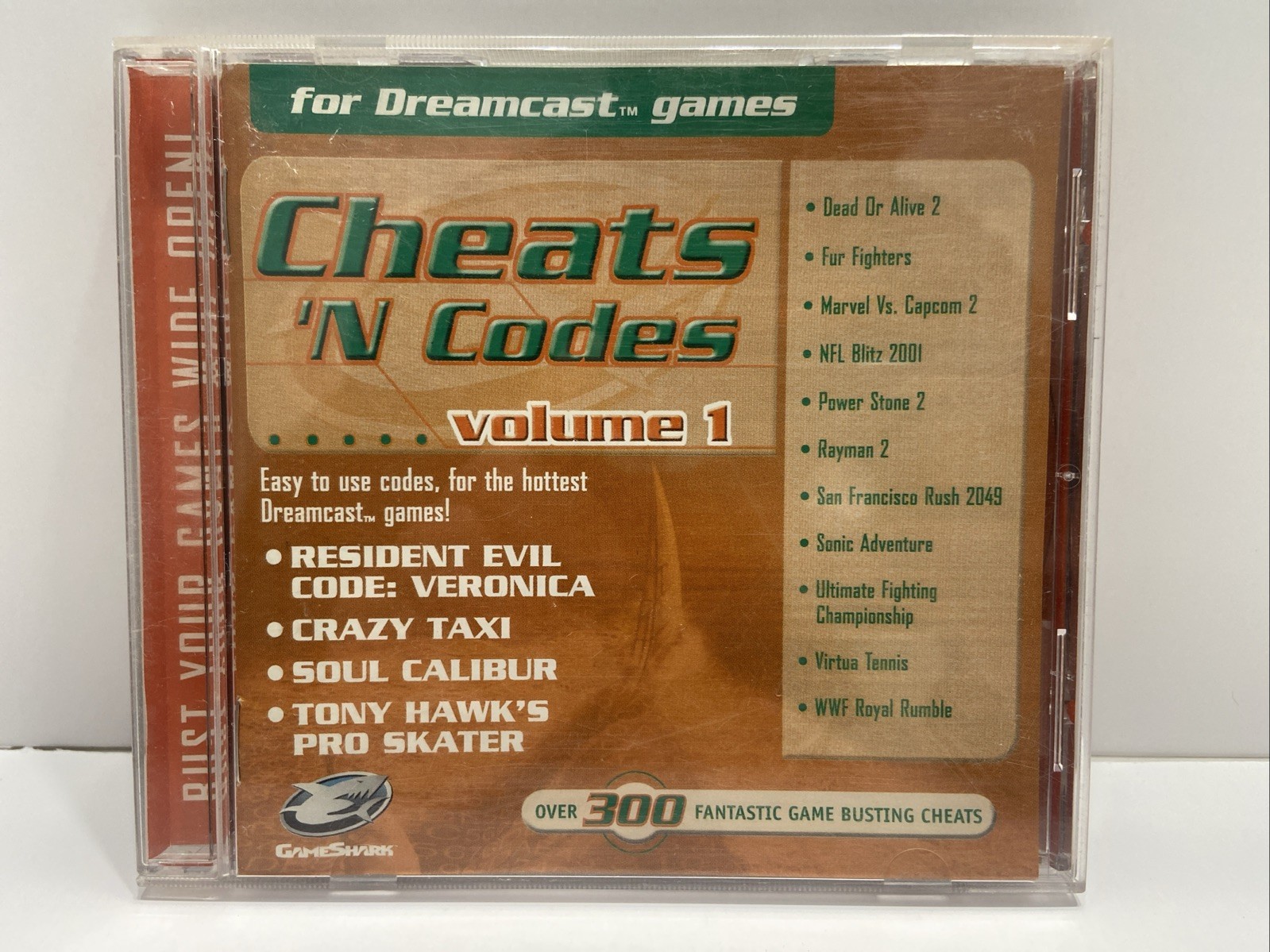 Cheats n Codes Volume 1 for Sega Dreamcast Console Video Game System Tested Work