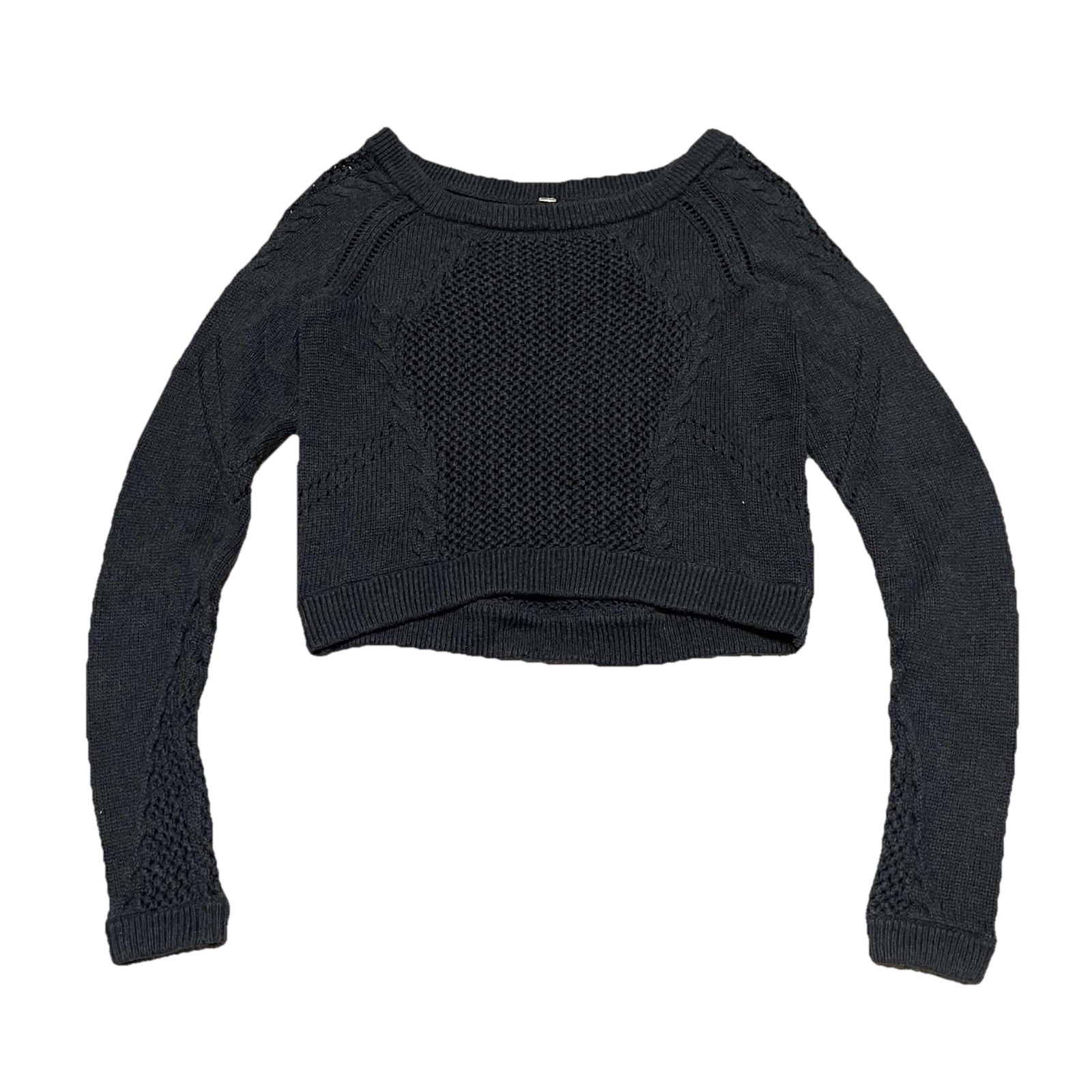 Lululemon Be Present Pullover Cropped Cable Knit … - image 1