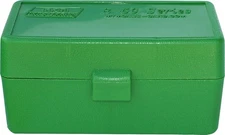 MTM RS-S-50-10 50 Round Flip-Top Rifle Ammo Box .22 PPC, 6MM 2.50-Inch, Green 