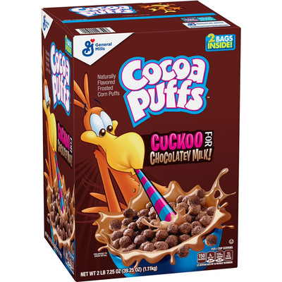 Cocoa Puffs Chocolate Cereal (39.25 oz., 2 pk.) Great Price