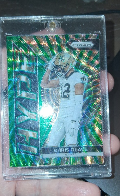 2023 Panini Prizm - Hype Chris Olave #H-7 Green Wave Prizm