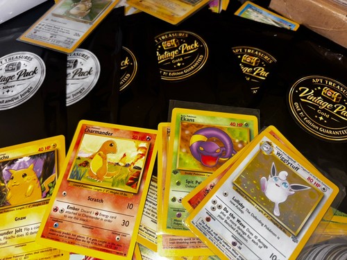 Vintage Pokémon Mystery Packs 🌟 WOTC Base Jungle Fossil 1st Edition Shadowless 