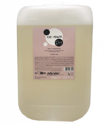 INEBRYA ICE CREAM DRY-T NOURISHING SHAMPOO 10LT DRY FRIZZY HAIR TREATED