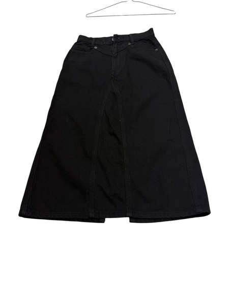 BARDOT Womens Black Denim Maxi Jean Skirt Size 8 Good Condition