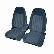 Bucket Seat Upholstery Kit Med Blue Front Standard Cab Chevy/GMC C/K 1988-199...