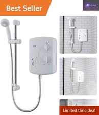 Modern 10.5 KW Electric Shower System - Separate Controls & Polished Finish