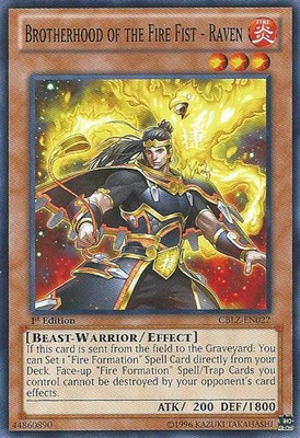 Brotherhood of the Fire Fist - Raven - CBLZ-EN022 - Common - Unlimited Edition -