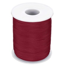 1mm 109 Yards Nylon String Bracelet String Braided Nylon Thread Dark Red