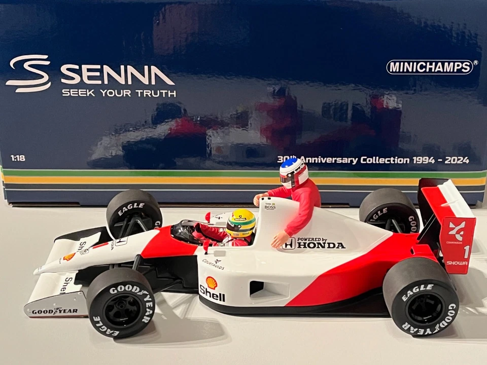 1/18 McLaren Honda MP4/6 A.Senna/J.Alesi GP Mexico 1991 MINICHAMPS 540911828 OVP - Bild 2 von 4