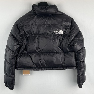THE NORTH FACE Short Nuptse Jacket ヌプシ　L The North Face Nuptse Short Jacket Womens L Cropped Black 700 Fill