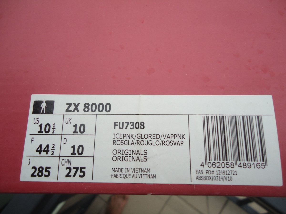 Adidas ZX 8000 Hanami Ice Pink FU7308 US10,5 NEW | eBay UK