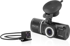 Minolta MNCD245T 3-Channel 1080p Car Camcorder w/2.45" LCD  Rear Camera-BK