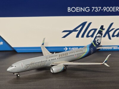 Gemini Jets 1:400 Alaska Airlines Boeing 737-900ER ''Boeing 100 Years'' N248AK