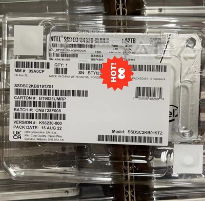 Intel 1.92TB S4520 SSD Solid State Drive SATA 6Gb/s 2,5'' SATA 3 SSDSC2KB019TZ01