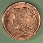 One Ounce Copper Round - Standing Liberty Design
