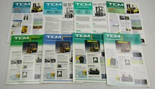8 Brochures Specifications TCM Forklift 700 Series FG FD Gas Diesel Petrol