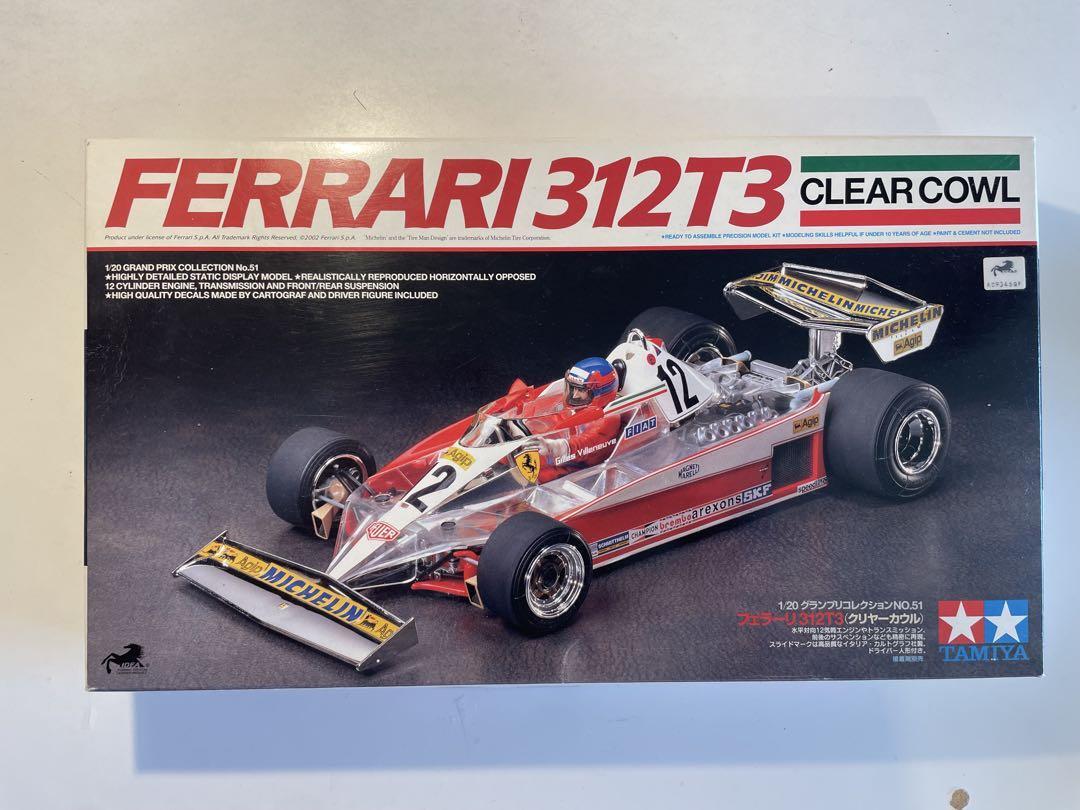 TAMIYA 1/20 FERRARI 312T3 Clear Cowl F1. Item20051 jp | eBay