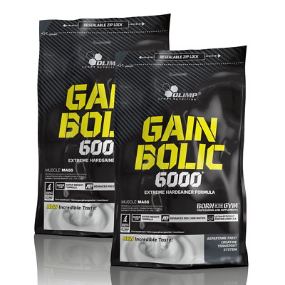 Olimp Gain Bolic 6000 2x 1000g, Eiweiß Mass Gainer Kreatin (17,49 /kg)
