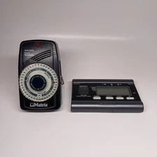 Seiko Guitar & Bass Tuner SAT 100 and Matrix MR-500 Quartz Metronome - Lot of 2 