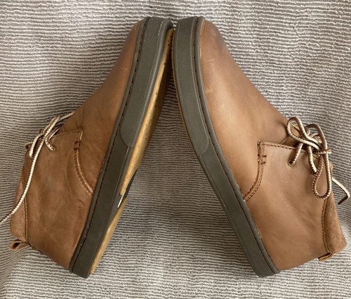 KA LAE OluKai Lace Up Brown Leather/Suede Boot Ankle Shoes Women’s Size 7 - Picture 19 of 22