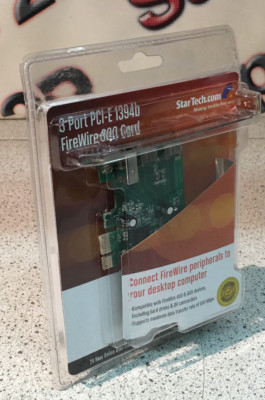 StarTech 3-Port PCI-E 1394b FireWire -800 Card