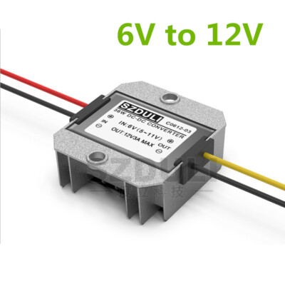 Universal ATV Scooter DC 6V to 12V Voltage Booster Step-up