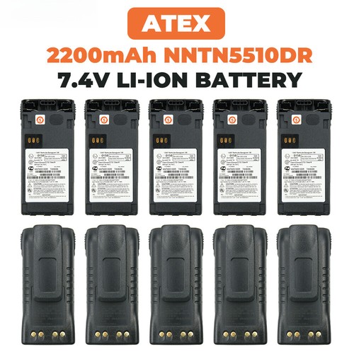 Batteria 10 pezzi NNTN5510DR ATEX per radio Motorola GP340Ex GP380Ex GP580Ex GP329EX