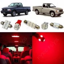 9x Red LED lights interior package kit for 1998-2003 GMC Sonoma CO1R