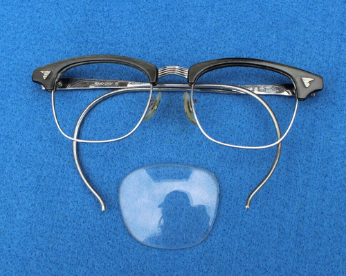 American Optical Vintage Malcolm X Eyeglasses Frames 1/10 12 KGF 6 - Picture 6 of 6
