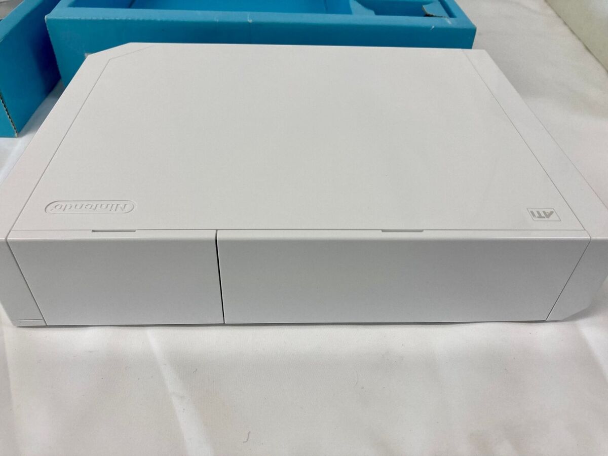 Nintendo Wii White Game Console RVL-S-WA(JPN) Full Box Region Japanese Free  Ship