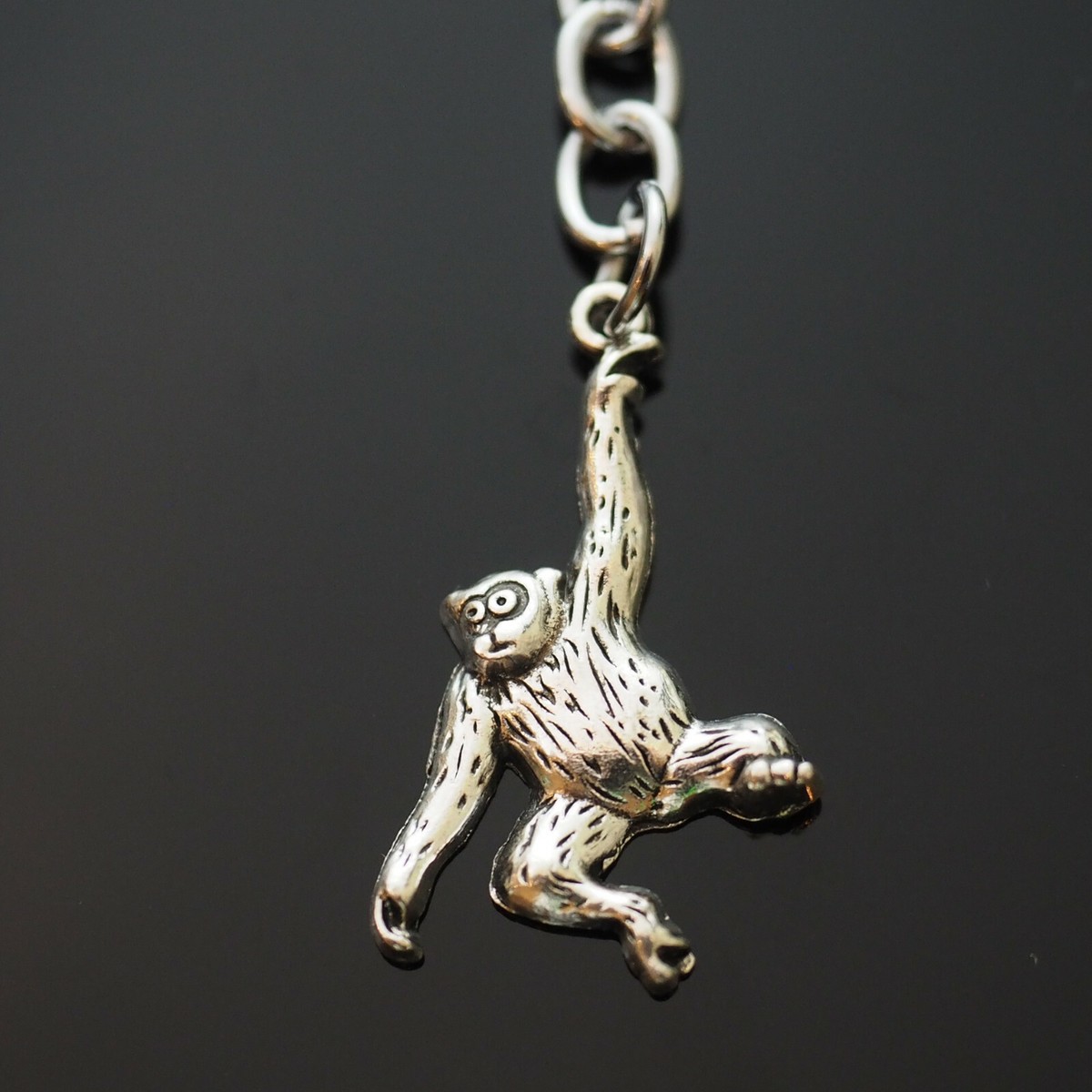Monkey Chimp Chimpanzee Vintage Silver Charm Keychain Key Chain Zoo Ape Fun Gift | eBay Monkey Chimp Chimpanzee Vintage Silver Charm Keychain Key Chain Zoo Ape Fun Gift | eBay