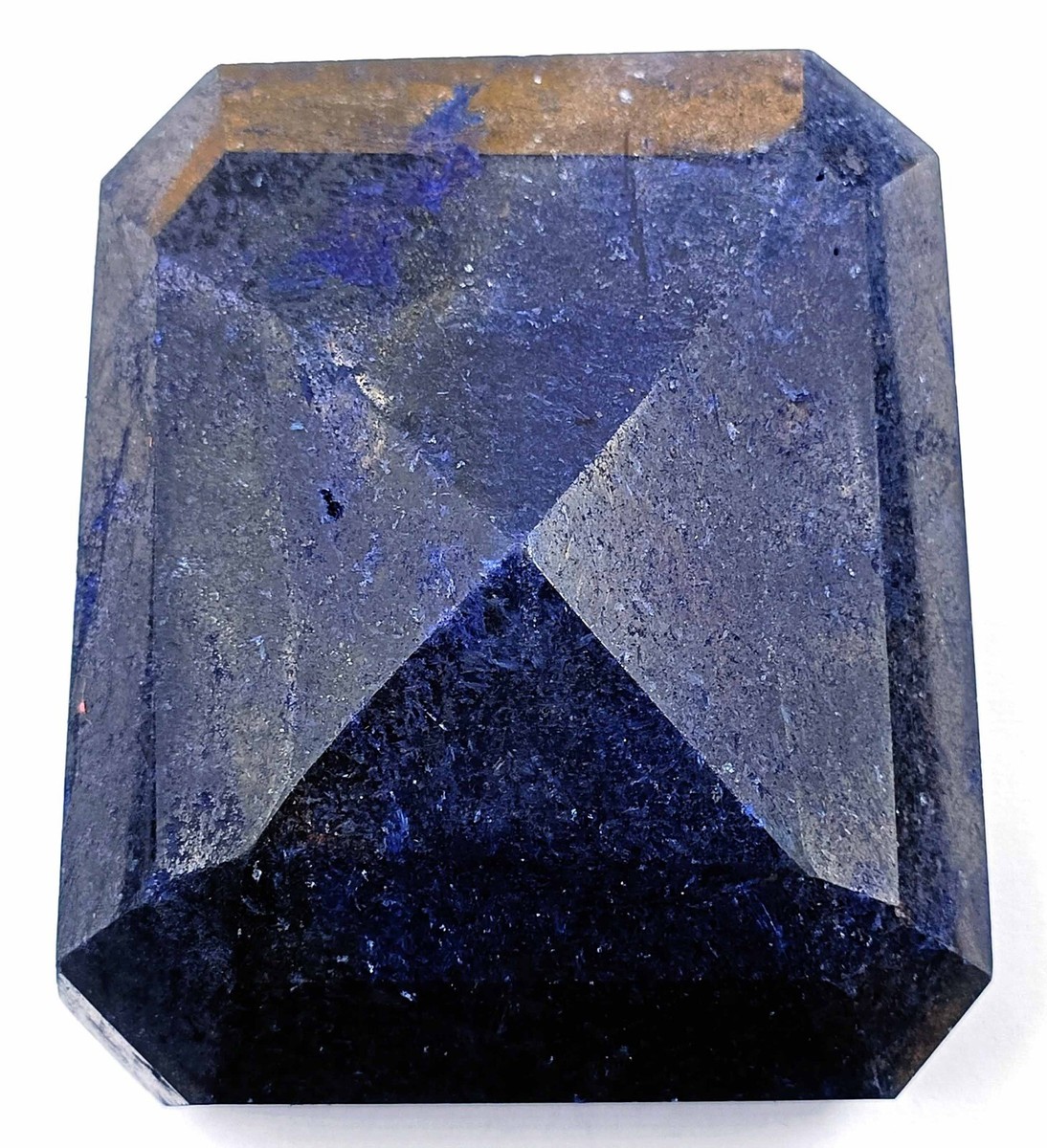 Natural African Blue Sapphire 4575 Ct Emerald Shape EGL Certified