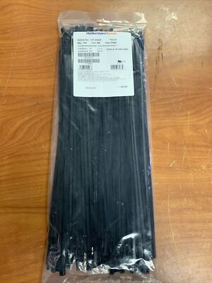 #ad T50LDH0C2 Double Head Cable Zip Tie Nylon 15.6in 50lb TS PA66 Black 100 EA $24.95