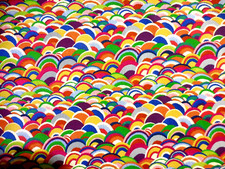 Candy Land Multicolor Jacquard Woven Polyester Tapestry Fabric  57" W  By Yard