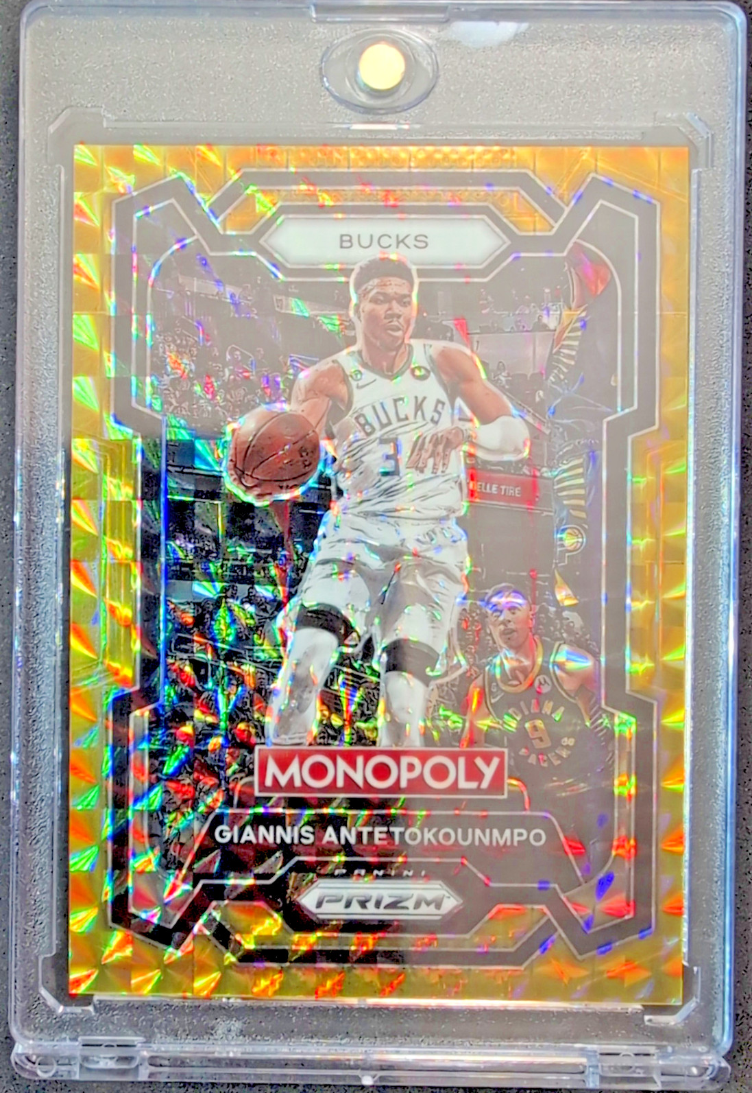 2023-24 Monopoly Prizm Giannis Antetokounmpo Gold Prizm #49 /49