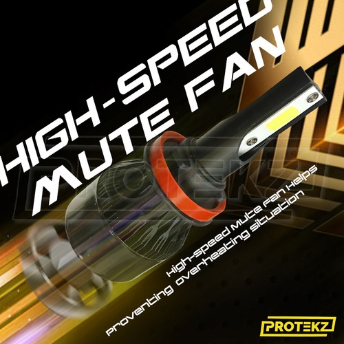 9005 9006 High Low LED Headlight Kit for Toyota Corolla 2001-2013 2800W 420000LM - Foto 3 di 12