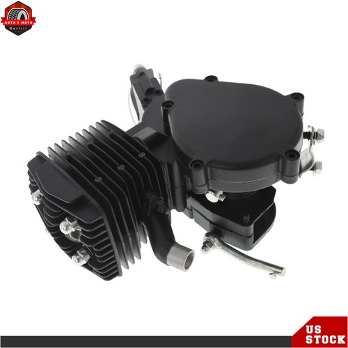 Black 80cc 2 Stroke Motorized Motorised Bicycle Bike Cycle Gas Engine Motor - Bild 3 von 8