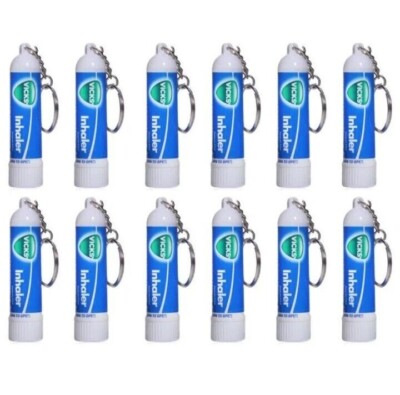 Vicks Nasal Inhaler 12 Pack - Great for Cold, Sinus & Allergy Free Shipping