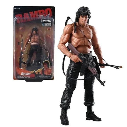 NECA First Blood - John J. Rambo Survival Version 7" Action Figure Model Toys.1 - Picture 1 of 11