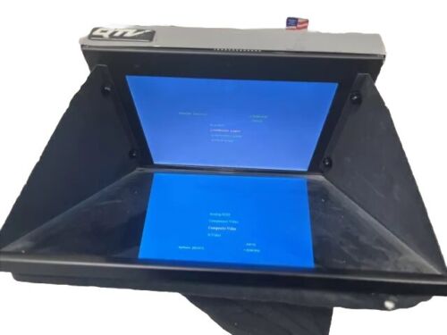 Q-TV FDP-12-SB Prompter a pannello piatto con supporto a slitta - Foto 2 di 15