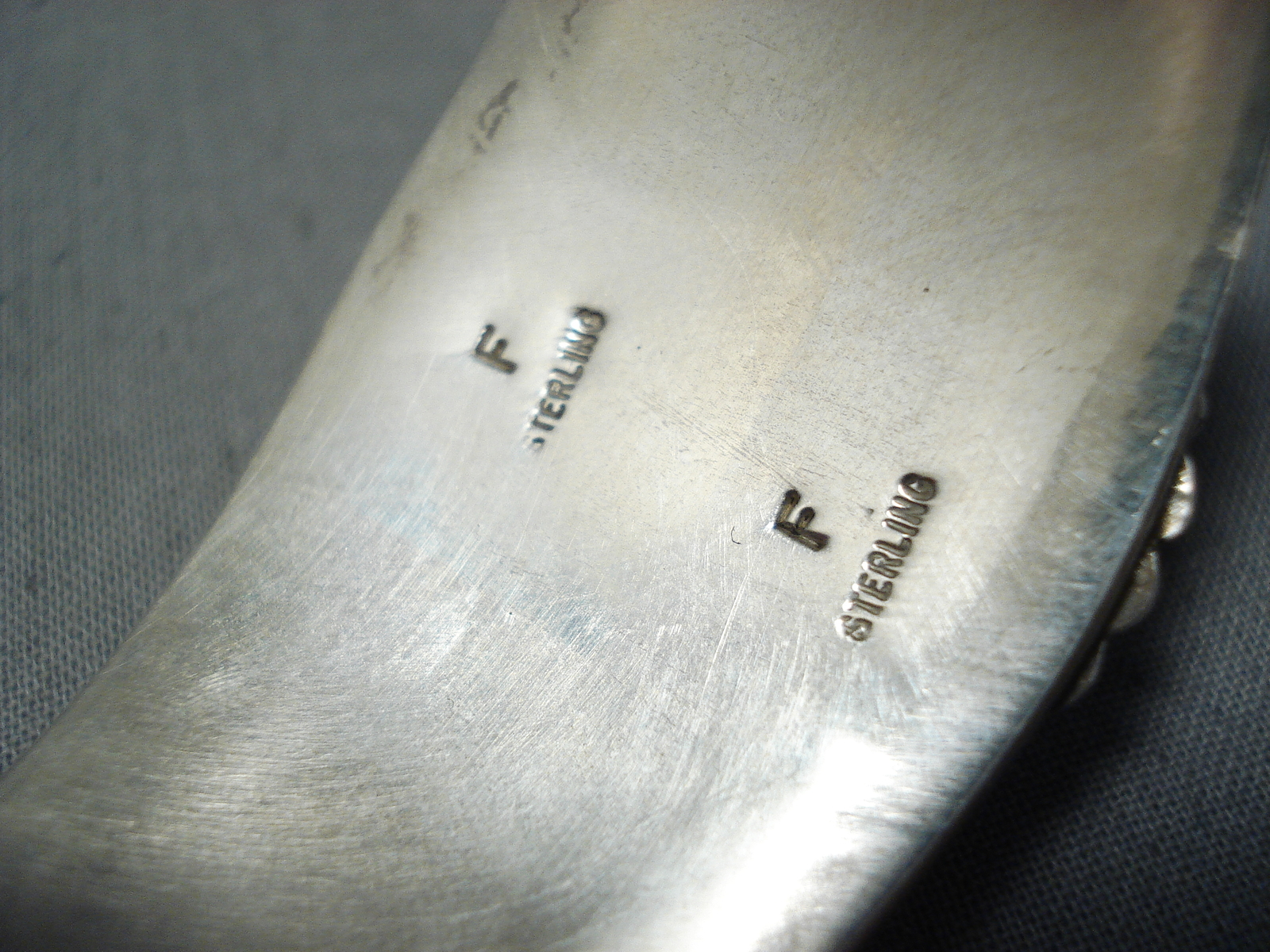 FANNIE PLATERO NAVAJO TURQUOISE MOUNTAIN TURQUOISE STERLING SILVER