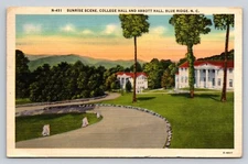 c1942 College Abbott Hall Blue Ridge North Carolina  P867