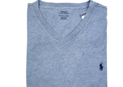 Polo Ralph Lauren 1XB Big Tall Men's Blue Heather V-Neck Short