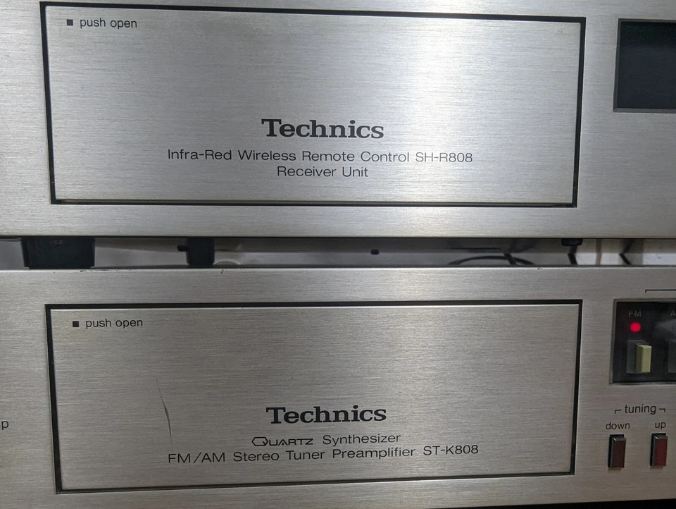 Technics SE A808 + ST-K808 + SH-R808 Vintage High End Hifi Anlage mit FB. - Bild 4 von 4