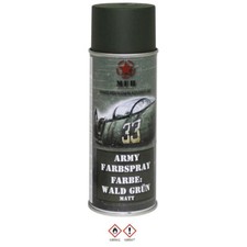 VERNICE SPRAY VERDE FORESTA OPACO 400 ML COLORERIA MILITARE