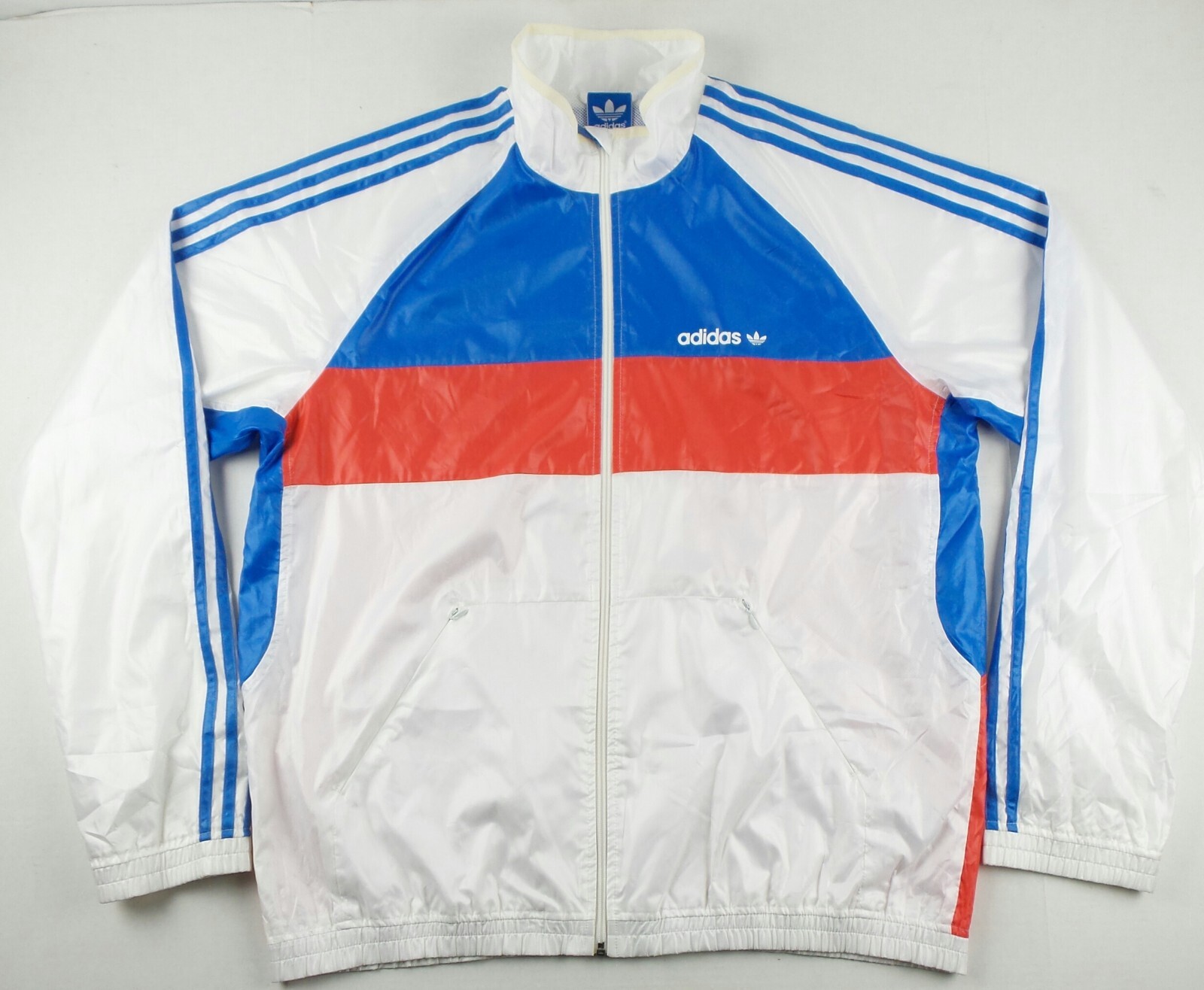 Authentic Adidas Full Zip 100% Polyester Track Ja… - image 1