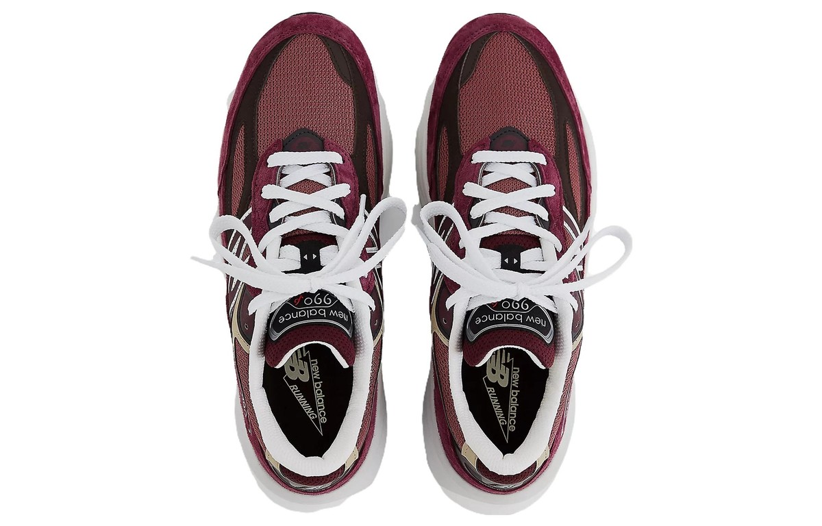 New Balance 990v6 Made in USA x Teddy Santis Low Burgundy Tan