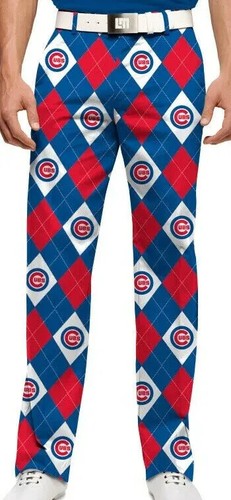 Mens Chicago Cubs Loudmouth Golf Pants 